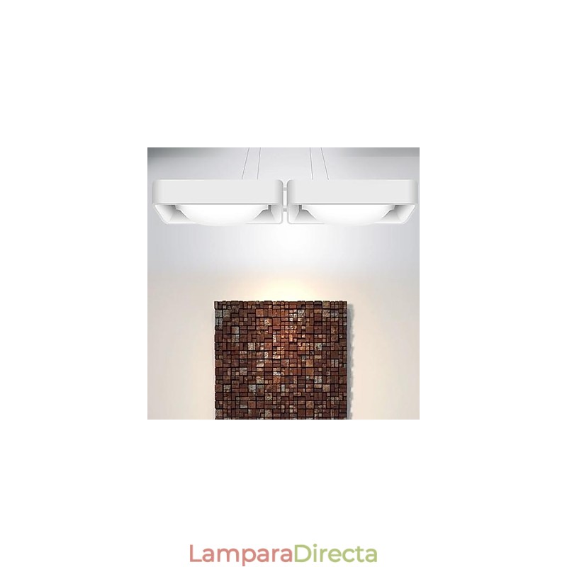 Lámparas colgantes de 2 luces modernas, sencillas y artísticas.