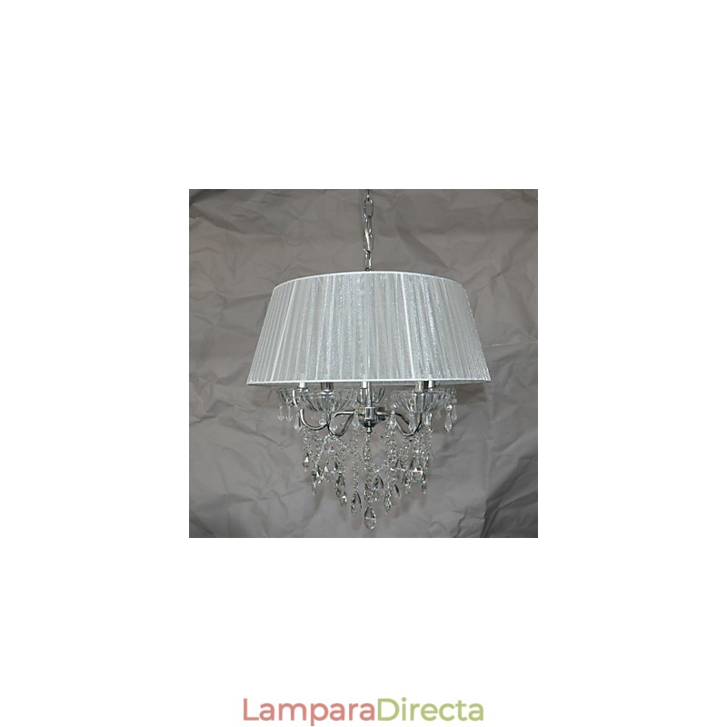 Lámpara colgante Dainty Chic de 5 luces con diseño de flor
