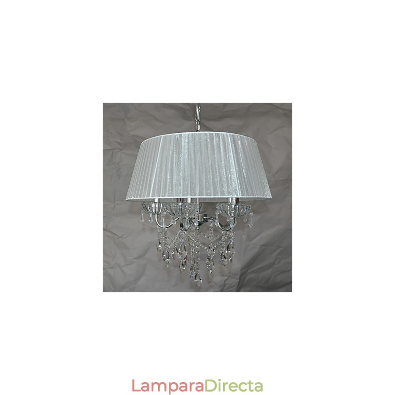Lámpara colgante Dainty Chic de 5 luces con diseño de flor