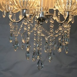 Lámpara colgante Dainty Chic de 5 luces con diseño de flor