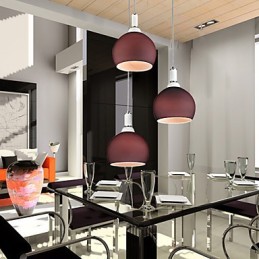 Lámpara colgante galvanizada de estilo mini contemporáneo moderno