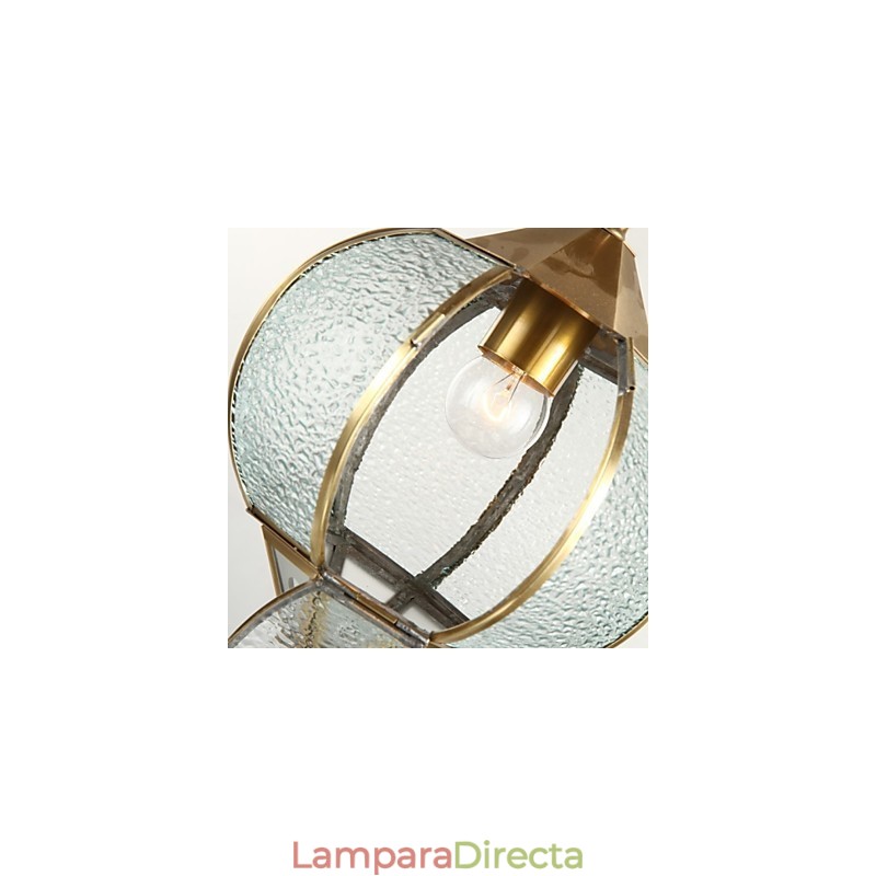 Lámparas colgantes de cristal estilo mini, tradicionales, clásicas, de metal.