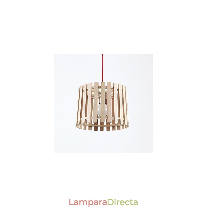 Lámparas colgantes estilo mini, modernas y contemporáneas de madera.