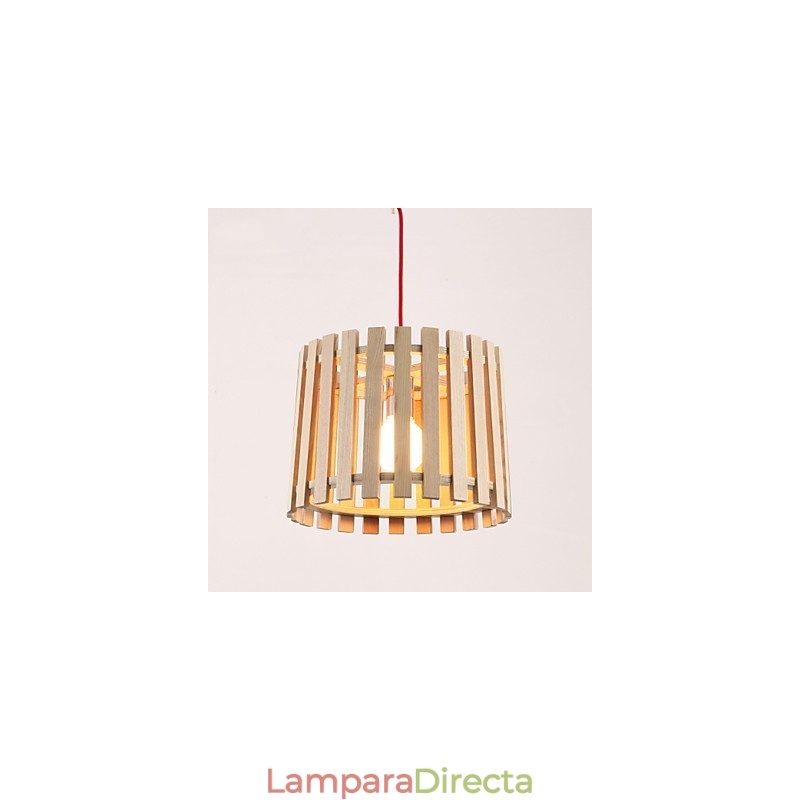 Lámparas colgantes estilo mini, modernas y contemporáneas de madera.