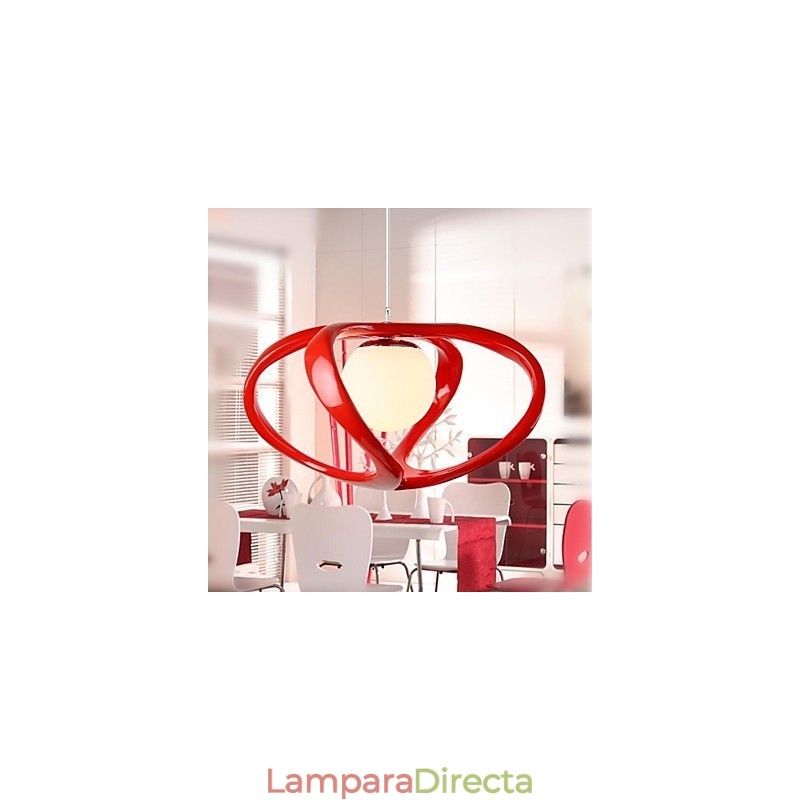 Lámparas colgantes modernas contemporáneas de resina