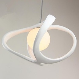 Lámparas colgantes modernas contemporáneas de resina