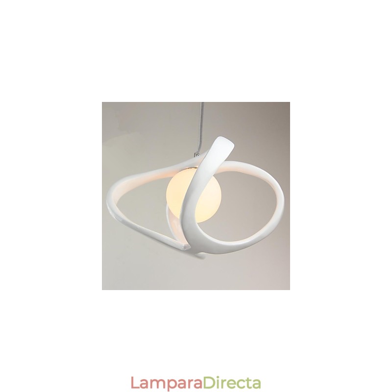 Lámparas colgantes modernas contemporáneas de resina