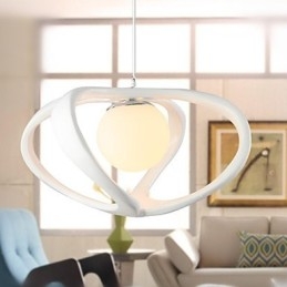 Lámparas colgantes modernas contemporáneas de resina