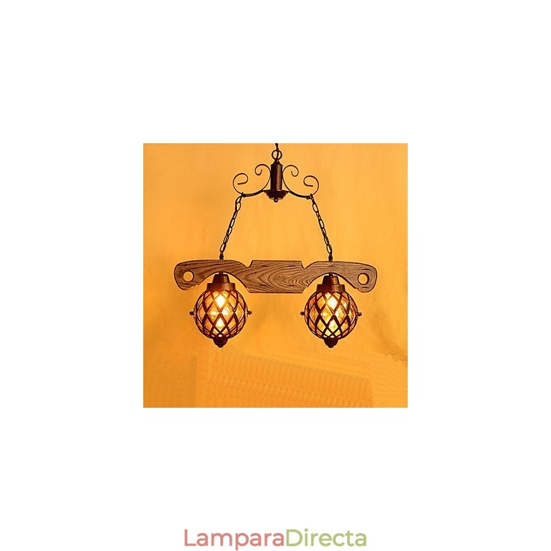 Lámparas retro de hierro americano