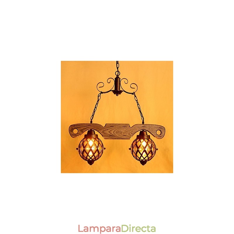 Lámparas retro de hierro americano