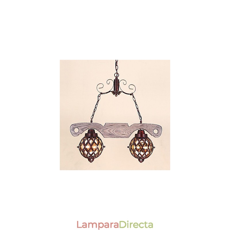 Lámparas retro de hierro americano