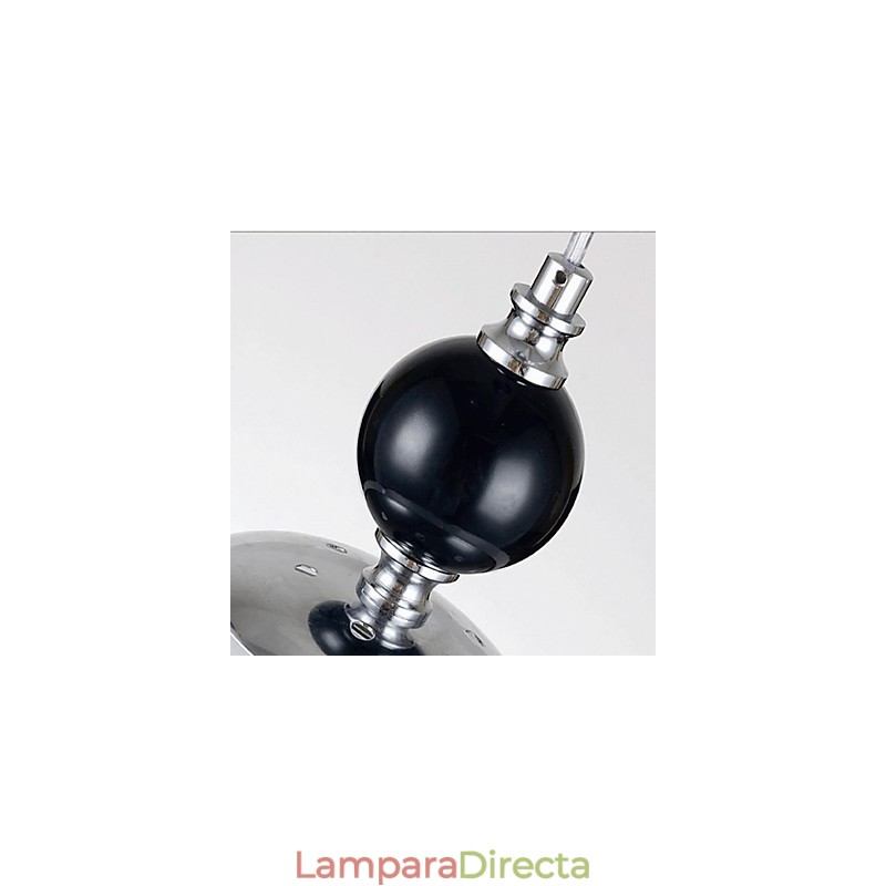 Lámpara colgante redonda clásica moderna de fútbol de 3 luces