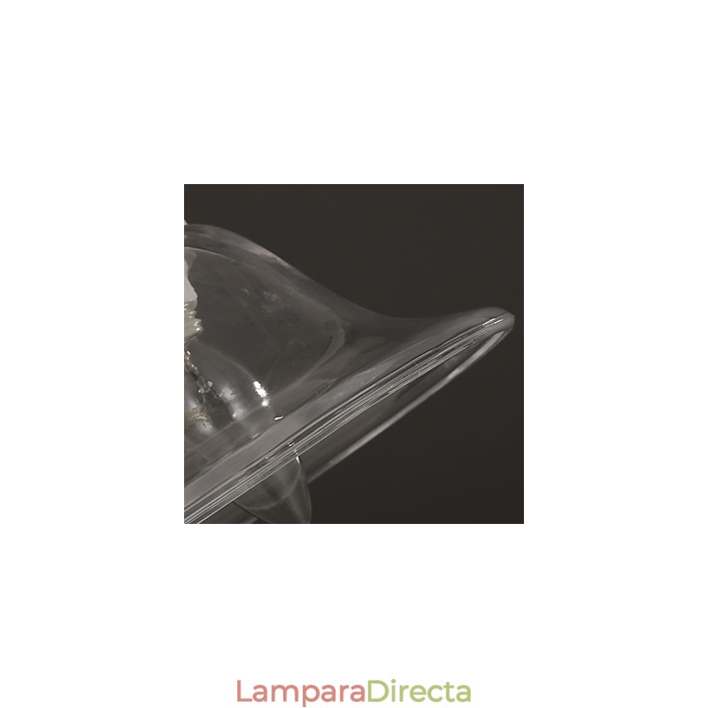Lámpara colgante de vidrio moderna Lámparas colgantes simples Lámpara colgante de cafetería