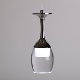 Lámpara colgante moderna con 7 luces y bombillas integradas para escalera.