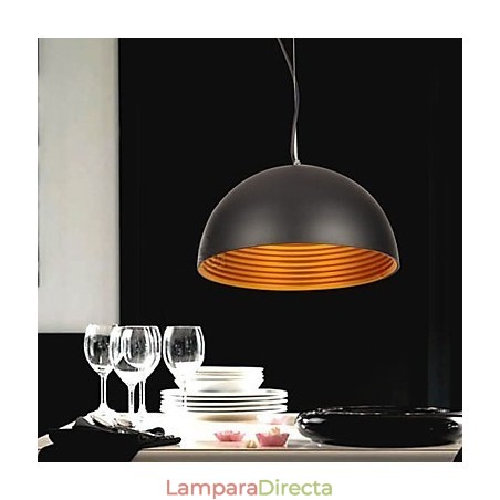 Lámpara colgante moderna contemporánea estilo retro con forma de cuenco en miniatura. Lámpara colgante moderna contemporánea estilo retro con forma de cuenco en miniatura.