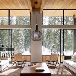 Lámpara colgante moderna contemporánea de cristal en estilo mini, galvanizada.