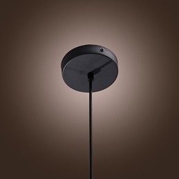 Lámpara colgante moderna contemporánea de cristal en estilo mini, galvanizada.