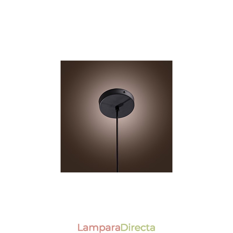 Lámpara colgante moderna contemporánea de cristal en estilo mini, galvanizada.