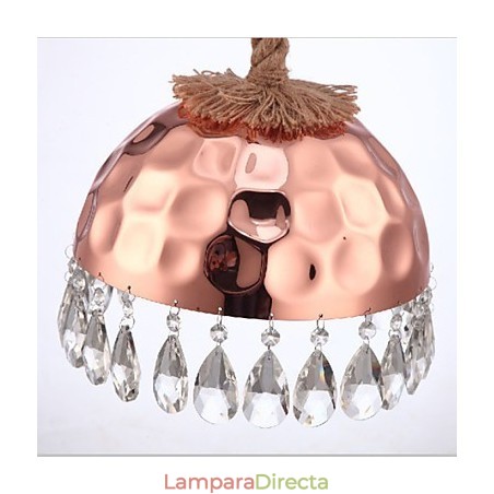 Lámpara de araña estilo country americano con cuerda creativa Lámpara de araña estilo country americano con cuerda creativa