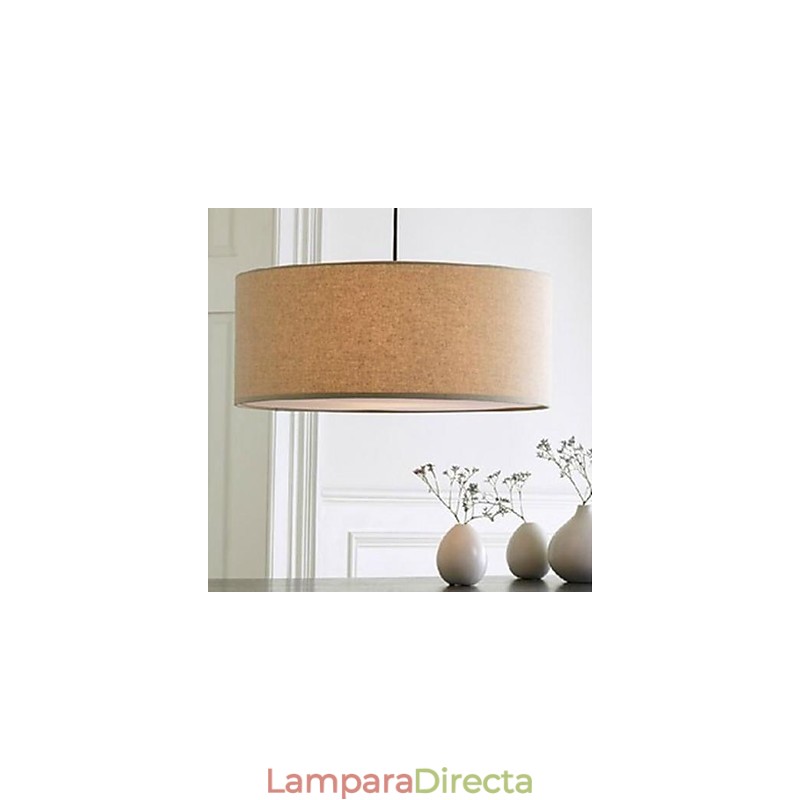 Lámpara colgante de tela rústica estilo rústico vintage estilo campestre