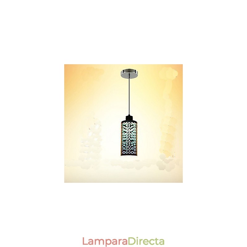 Lámpara colgante creativa de cristal 3D de mesa sencilla