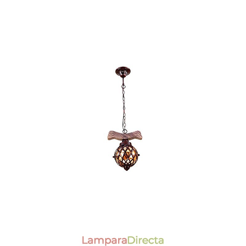 Lámpara colgante de araña estilo mini, tradicional, clásica, estilo campestre, globo.