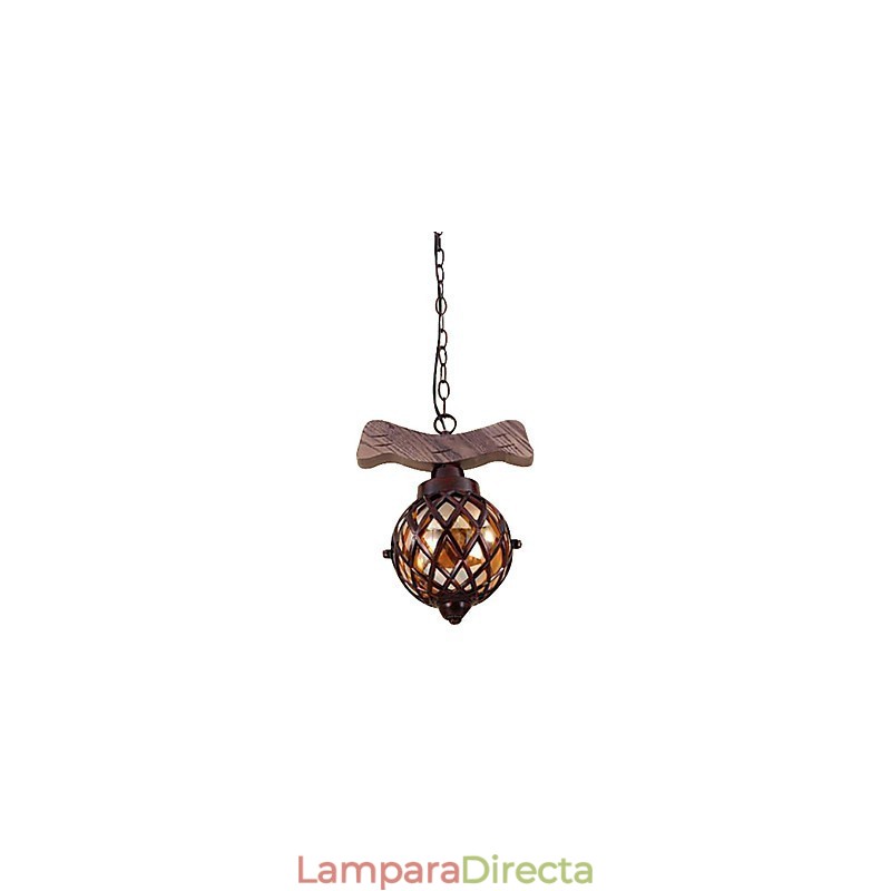 Lámpara colgante de araña estilo mini, tradicional, clásica, estilo campestre, globo.