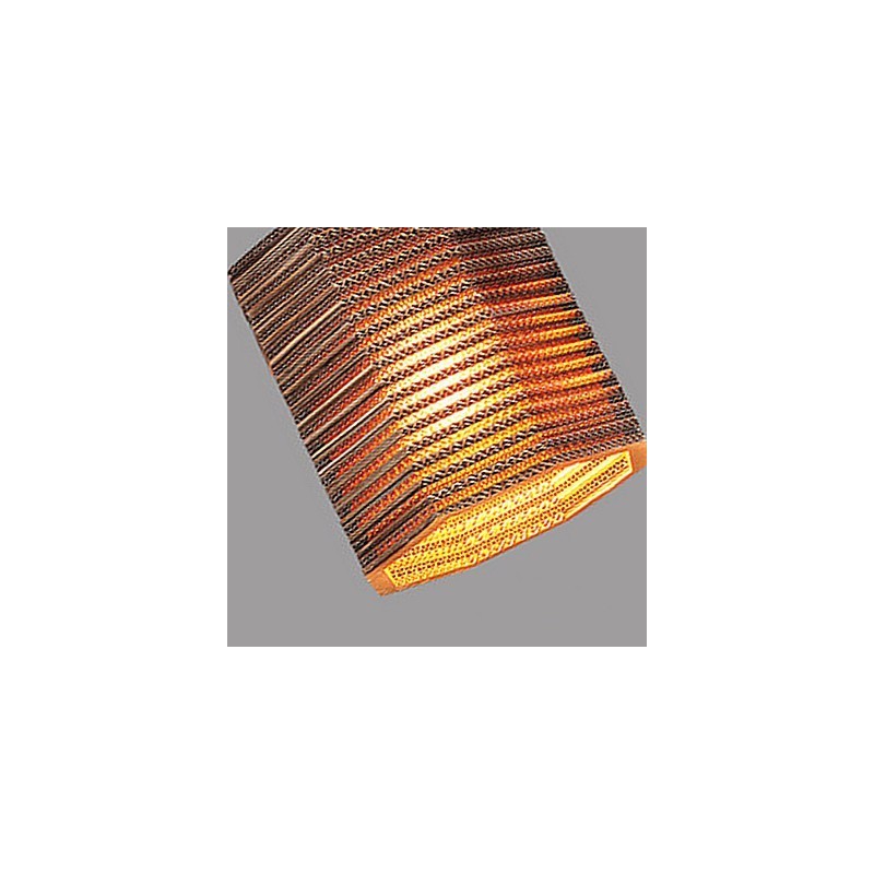 Lámpara colgante de 1 luz, moderna, de tela.