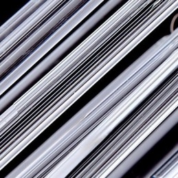 Lámpara colgante moderna de 3 luces con varilla de cristal