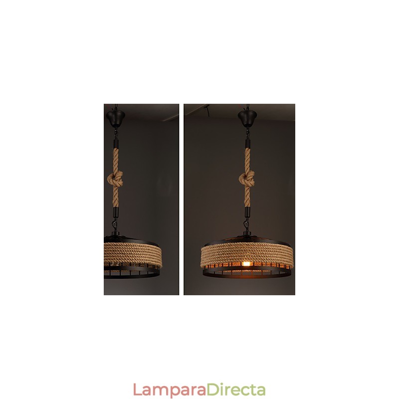 Lámpara colgante de araña de metal de 2 luces de otros diseñadores de Country