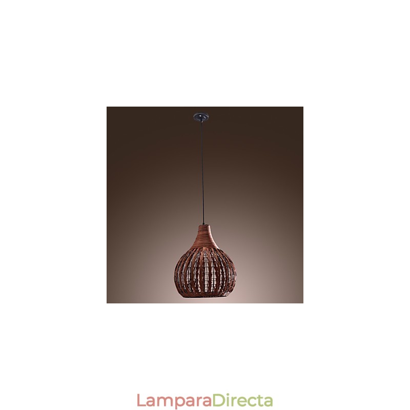 Lámpara colgante con pintura estilo mini estilo campestre