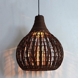 Lámpara colgante con pintura estilo mini estilo campestre
