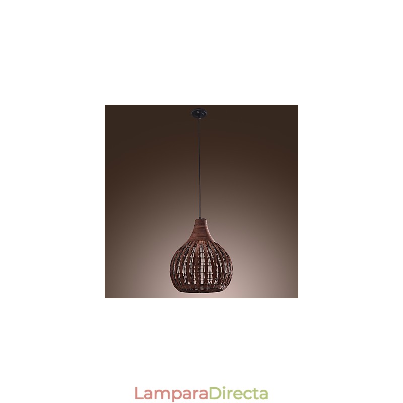 Lámpara colgante con pintura estilo mini estilo campestre