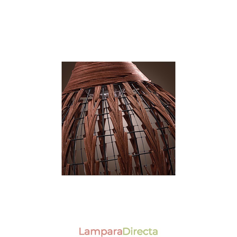 Lámpara colgante con pintura estilo mini estilo campestre