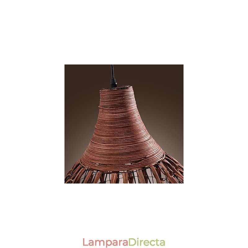 Lámpara colgante con pintura estilo mini estilo campestre