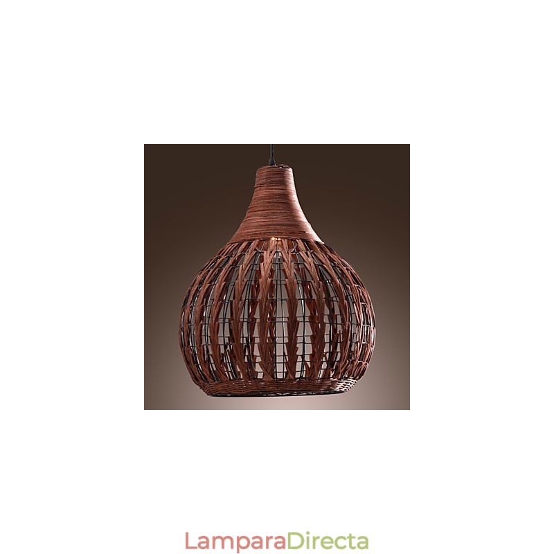 Lámpara colgante con pintura estilo mini estilo campestre