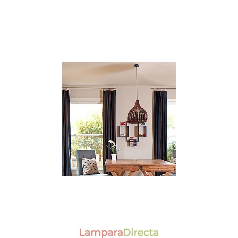 Lámpara colgante con pintura estilo mini estilo campestre