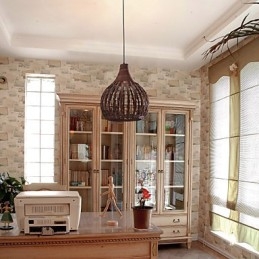 Lámpara colgante con pintura estilo mini estilo campestre