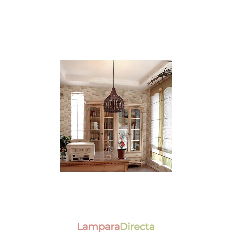 Lámpara colgante con pintura estilo mini estilo campestre