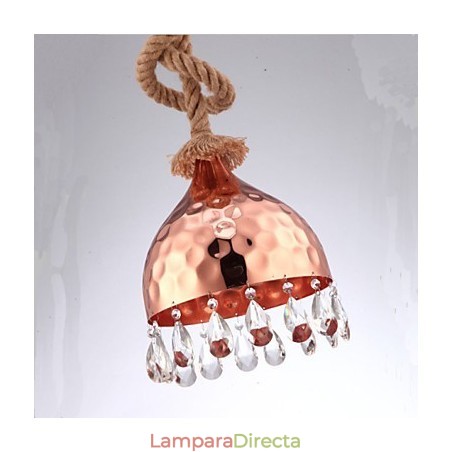 Lámpara de araña estilo country americano con cuerda creativa Lámpara de araña estilo country americano con cuerda creativa