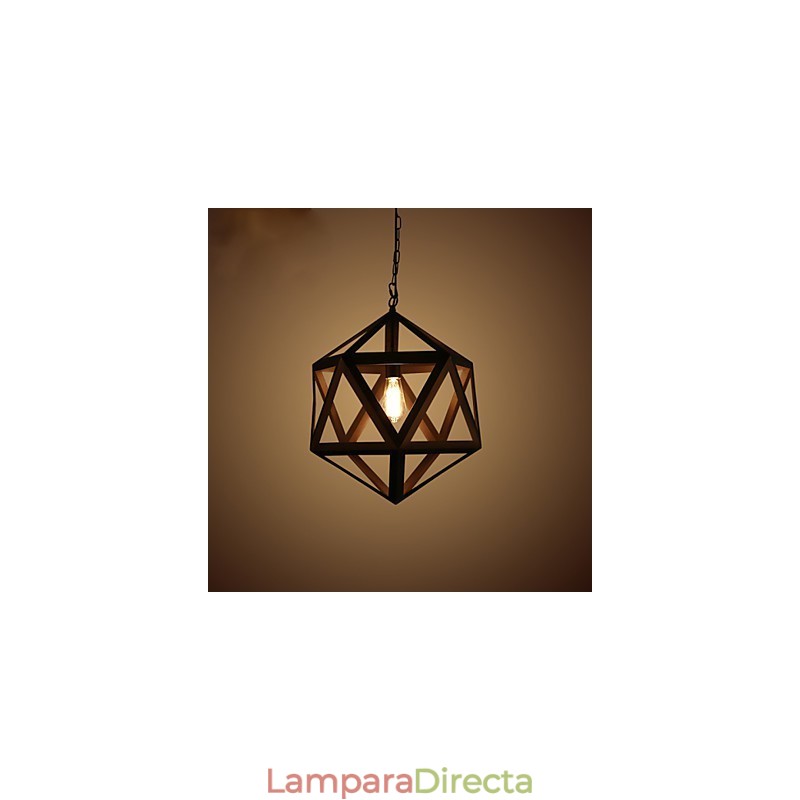Lámpara colgante de metal creativa Lámparas colgantes modernas Lámpara colgante de café
