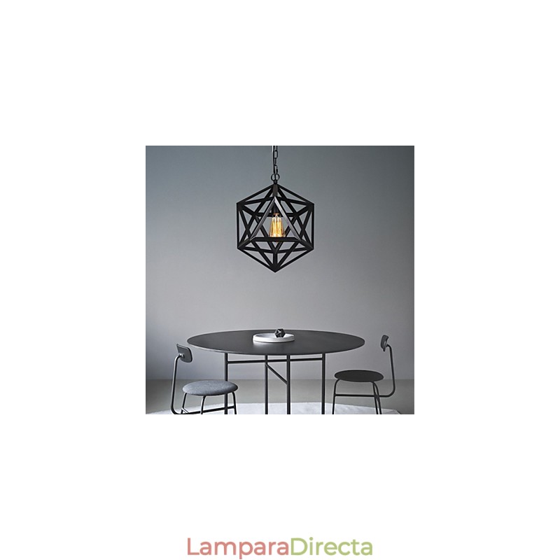 Lámpara colgante de metal creativa Lámparas colgantes modernas Lámpara colgante de café