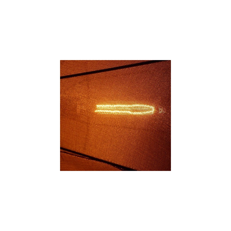 Lámpara colgante retro de estilo norteamericano de una luz con pantalla de tela
