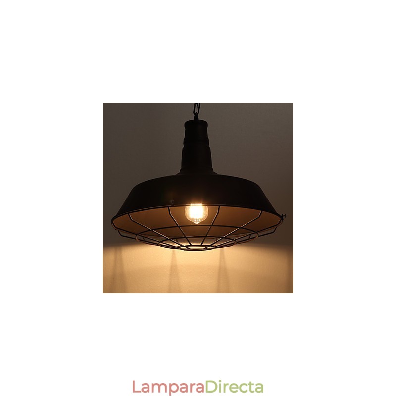 Lámpara de araña de hierro retro americana del norte de Europa, minimalista, de hierro forjado.
