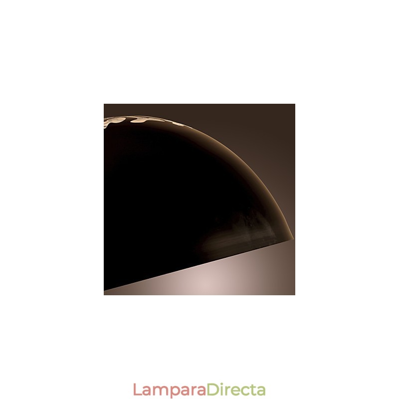 Lámpara colgante moderna contemporánea con pintura en forma de cuenco