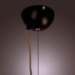 Lámpara colgante moderna contemporánea con pintura en forma de cuenco