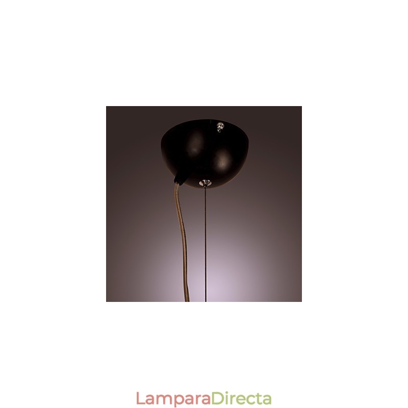 Lámpara colgante moderna contemporánea con pintura en forma de cuenco