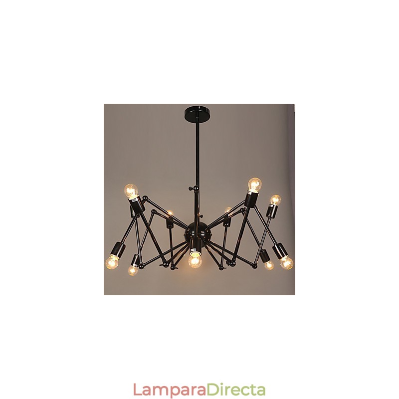 Lámpara colgante de metal creativa Lámparas colgantes modernas Lámpara colgante de café