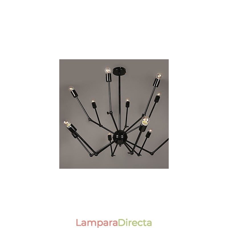 Lámpara colgante de metal creativa Lámparas colgantes modernas Lámpara colgante de café