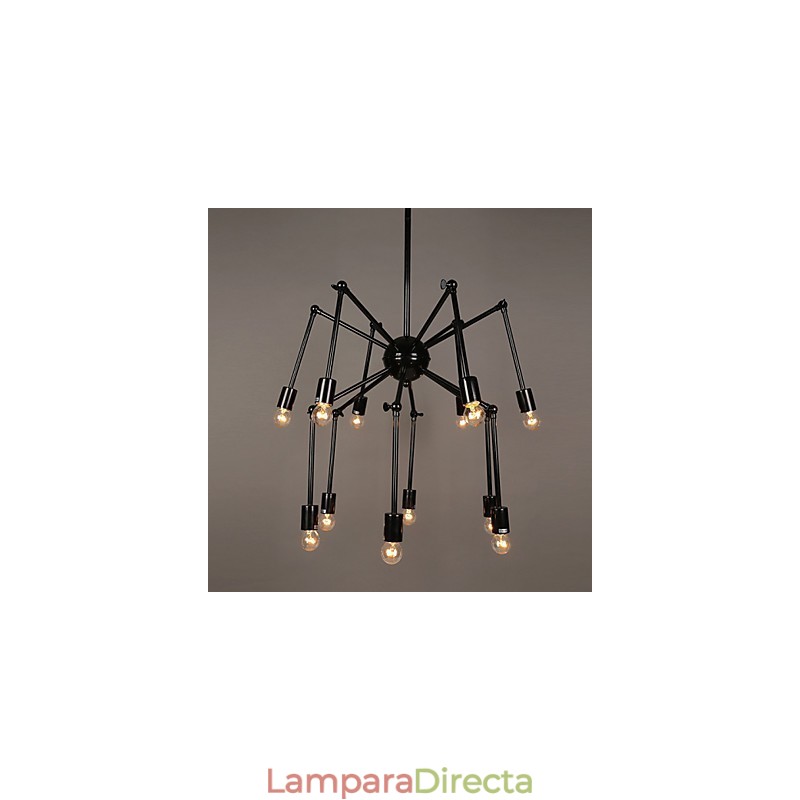 Lámpara colgante de metal creativa Lámparas colgantes modernas Lámpara colgante de café